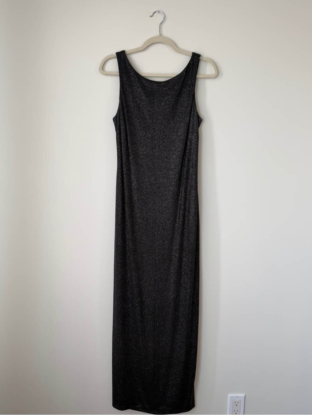 Elegant Black Sleeveless Maxi Dress